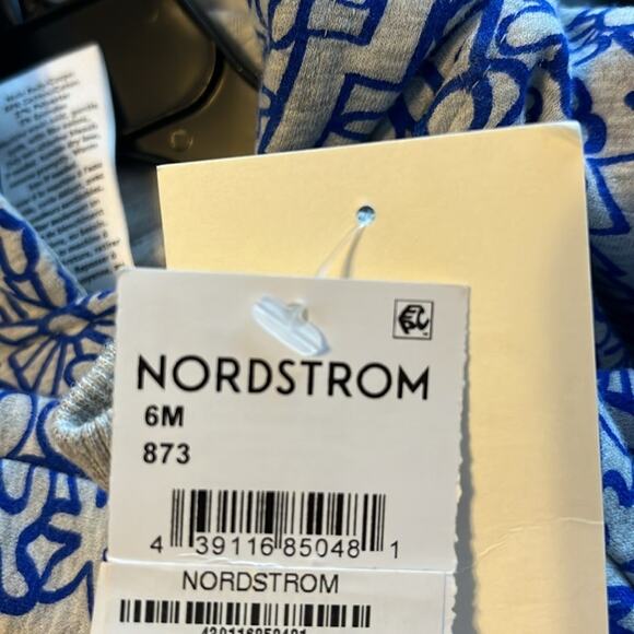 Nordstrom Open Edit Hooded Fleece Classic Lined Romper Zipper Opening Size 6M - Picture 5 of 6